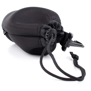 Leather <b>Mini</b> Wireless <b>Speaker</b> Bag, Shockproof Inner Bag, Creative Drawstring Earphone Case Storage Bag - Product Image 3