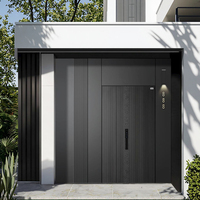 Porte de sécurité pour villas, antivol, minimaliste, finition aluminium