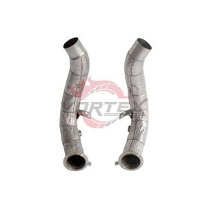Tubo de Escape de Alto Rendimiento Vortex de Acero Inoxidable con Acabado Espejo para N63 4.4T V8 M550i 750i M850i X5 X6 X7 M50i - Product Image 1