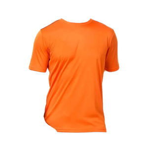 เสื้อยืดกีฬาแขนสั้นลำลองสำหรับผู้ชาย แห้งเร็ว ระบายอากาศได้ดี ผ้าถัก พิมพ์ลายซิลค์สกรีน - Product Image 1