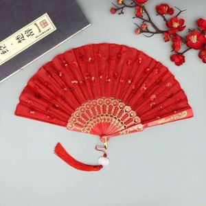 Personalized Black <b>Large</b> Wooden Folding Hand <b>Fan</b> Custom Printed Bamboo for Business Gifts Home Decoration New Year Festivities - Product Image 4