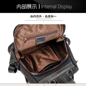 Wholesale Fashion Vintage <b>Backpack</b> Leather Women <b>Backpack</b> <b>Large</b> Capacity <b>School</b> Bag for Girls Leisure Shoulder Bags - Product Image 6