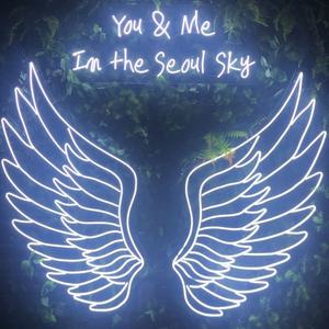 맞춤형 날개 천사 네온사인 바 사인 네온 아트 데코 LED 조명 가정용 바 아트 파티 용품 장식 LED 네온사인 라이트업 사인 - Product Image 1