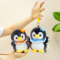 Peluche pingouin rembourrée avec écharpe |   Peluches douces pour la décoration de la maison, cadeau d'anniversaire pour enfants et commandes en gros