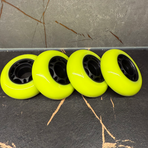 Roues de patins à roues alignées OEM 74mm PU Roues à roulettes super durables à grande vitesse pour <span class=keywords><strong>lit</strong></span> de réformateur de Pilates à rebond élevé - Product Image 5