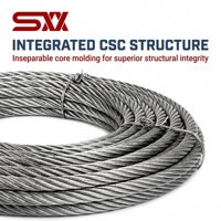 Câble d'ascenseur 8x19S-CSC silencieux, ultra-lisse, à fonctionnement stable, à faibles vibrations, résistant à l'usure, pour ascenseur domestique, pour remplacement d'ascenseur