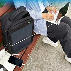 OEM Factory Custom-makes Portable 14W Solar Backpack Waterproof Anti-theft Backpack <b>Bag</b> LS-15W Solar Backpack - Product Image 5