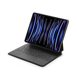 Funda mágica para teclado 12,9 2022/2021/2020/2018 <span class=keywords><strong>iPadPro</strong></span> 12,9 ruso árabe coreano hebreo español accesorios para teclado - Product Image 2
