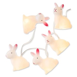 <b>Battery</b> Operated Waterproof Easter Bunny LED <b>String</b> <b>Lights</b> Warm <b>Light</b> Home Bedroom Holiday Party Decor - Product Image 2