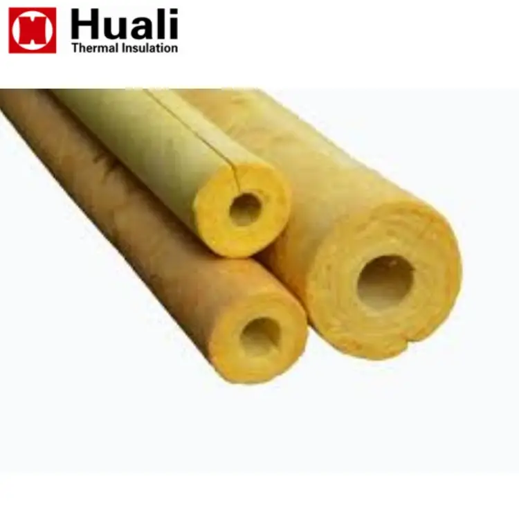 heat and cold insulation pipe glass wool properties with alu foil