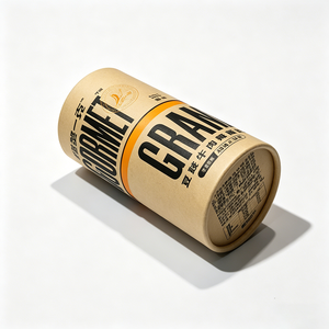 Boîte en tube de papier kraft de qualité supérieure pour protéger le thé, améliorer la présentation, offrir en cadeau, conteneur de rangement robuste pour le thé - Product Image 2