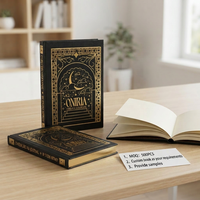 Carnet de notes personnalisé à couverture rigide avec impression, journal, agenda, planificateur de budget de mariage, agenda quotidien avec bordure dorée pulvérisée
