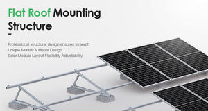 Supports photovoltaïques pour panneaux solaires SSS pour toits plats, installation au sol, kit de montage inclinable pour panneaux solaires - Product Image 4