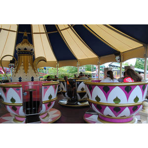 Manèges à tasses de café rotatifs colorés avec logo personnalisé pour centre commercial, parc d'attractions, aire de jeux - Product Image 3