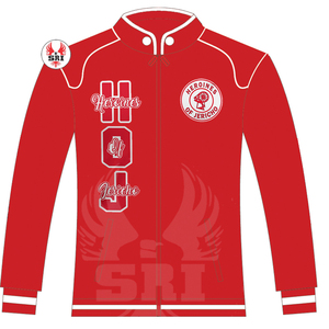 Chaqueta de Carreras de Algodón para Mujer, Estilo Masónico, Heroines de Jericó |   Chaqueta de Carreras de Sarga de Algodón Bordada Masónica HOJ Hecha a Medida - Product Image 5