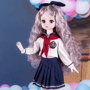Bambola BJD da 12 Pollici Stile JK - Grande Bambola da Vestire per Scene di Campus, Vicolo di Osaka e Tavolo da Trucco - Product Image 3