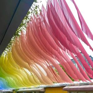 LANJO Hanging White Ceiling <b>Drape</b> Light Event Decor Ceiling Stage <b>Drape</b> <b>Curtain</b> Backdrops for Wedding Events - Product Image 6