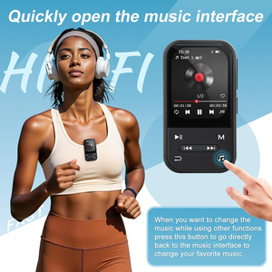 Portable Clip-On pour <span class=keywords><strong>Bluetooth</strong></span> Lecteur MP3 Radio FM <span class=keywords><strong>Enregistreur</strong></span> <span class=keywords><strong>Vocal</strong></span> pour Enfants Personnes Âgées Sports Utilisation OEM/ODM Usine FLAC Audio - Product Image 4