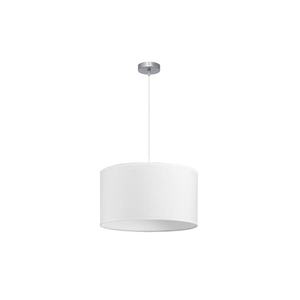 Lampada a Sospensione 1xE27 Nichel/Bianco 45x45 cm - Illuminazione Decorativa per Ambienti Moderni, Ideale per Sale da Pranzo e Soggiorni. - Product Image 1
