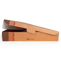 Cartons à pizza personnalisés en papier kraft écologique, avec pelliculage mat, matériaux recyclés, taille sur mesure, bon prix, pour la livraison à emporter