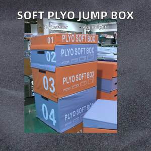 Caja de Salto Pliométrica Personalizada, Juego de 12 Piezas de Plástico Suave para Entrenamiento de Abdominales - Product Image 3