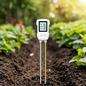 Nouveau testeur de sol numérique 3-en-1 pour jardin, ferme et serre, mesure la température, l'humidité et le pH avec batterie alcaline - Product Image 4