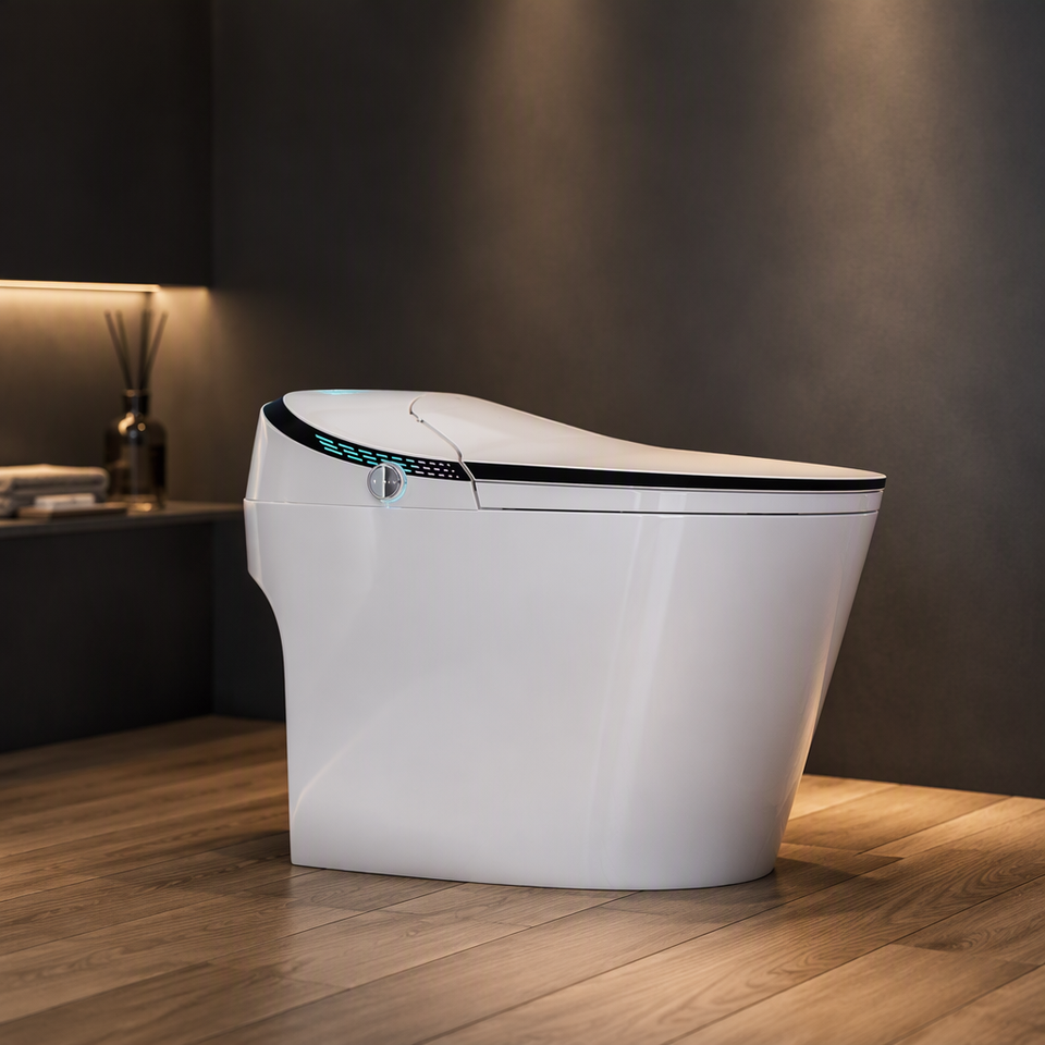 Sampling Method Remote Sensing CE Certified Smart Toilet Electric Bidet Ceramic One Piece Floor ...