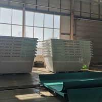 Conteneur à déchets en acier laminé à chaud de 3 m3 pour les chantiers de construction en Australie, déchets industriels