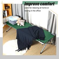 Lit de camping pliable moderne, portable, léger, durable, imperméable, avec cadre en métal, pour le camping, la randonnée, les voyages, la chambre à coucher