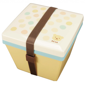 Japanese Style Bento <b>Box</b> Double Layer Square Microwaveable Plastic Student <b>Lunch</b> <b>Box</b> For Children - Product Image 2