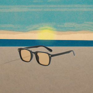 Gafas de Sol Plegables de PC ROBO RTA-4404S, Diseño de Lujo, Protección UV400, Montura Completa Cuadrada Transparente, Personalizadas de Fábrica - Product Image 3