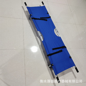 เปลพับได้ Houde Kangyuan ขนาด 2000x530x180 มม. แบบพับสองตอน ทำจากท่อเหล็ก สำหรับใช้ในรถพยาบาลและกู้ภัย - Product Image 5