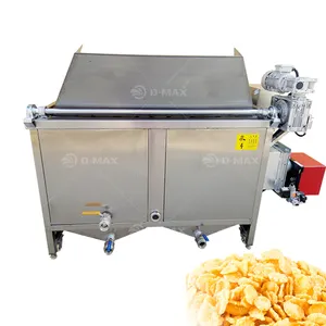 Professional Oil-Water Separation Mesh Belt Samosas Conveyor Potato Chips Frying Machine Chicken Nuggets Deep Fryer