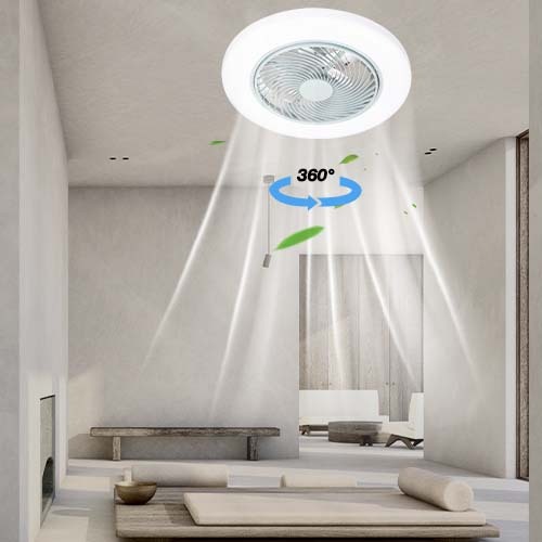 12" BLDC Solar Ceiling Orbit Fan with Remote Control