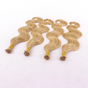 Estensioni per <span class=keywords><strong>Capelli</strong></span> I-Tip Ondulati Marrone Dorato, 10-26 Pollici, <span class=keywords><strong>Capelli</strong></span> Umani Vergini Russi Premium Durevoli, Vendita Diretta dalla Fabbrica - Product Image 3