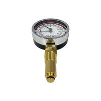 Jauge de température AKS OEM 2.5 "personnalisable, construction entièrement en acier, pour l'industrie alimentaire et chimique