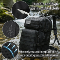 Sac à dos tactique grande capacité, système MOLLE, fermeture éclair, imperméable, léger, pour la randonnée, la chasse, possibilité de personnalisation en gros