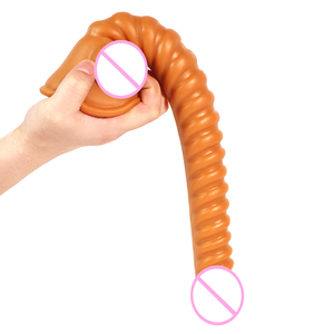 Nuevo Juguete Sexual para Adultos, Dildo Realista de Tubo Largo, Hecho de Silicona, PVC, ABS, con Extremo para Anál - Product Image 3