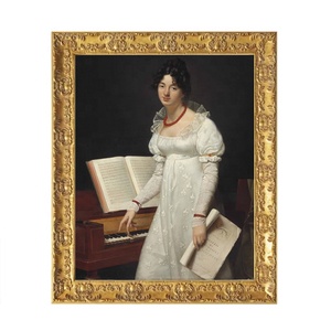 Cuadros Decorativos de Estilo Francés para Sala de Estar, con Marco de Resina, Estilo Europeo Retro, para Decoración de Paredes de Restaurantes - Product Image 1