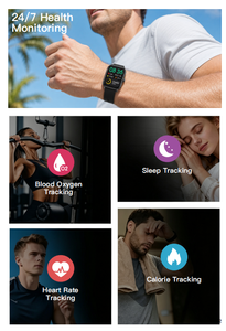 Smartwatch <span class=keywords><strong>con</strong></span> Batteria Sostituibile, <span class=keywords><strong>Bluetooth</strong></span> 5.0, Fitness Tracker <span class=keywords><strong>con</strong></span> Monitoraggio della Frequenza Cardiaca, Batteria a Lunga Durata da 200mAh, Orologio Sportivo Intelligente - Product Image 4