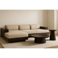 Juego de Dormitorio y Sala de Estar Moderno OEHOME en Madera de Nogal con Color Personalizado, Muebles de Lujo de Inspiración Italiana Ideales para Apartamentos