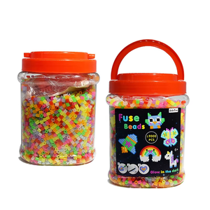Kit de recharge en vrac de 9000 perles à fusionner multicolores de 5 mm pour le développement de l'intelligence des enfants, perles à fusionner DIY - Product Image 3