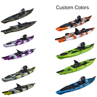 Kayak LSF 3,66 m Mirage Pro Angler 12, modèle 1 personne, tapis antidérapant, léger, écologique, HDPE, pêche, surf, dérive