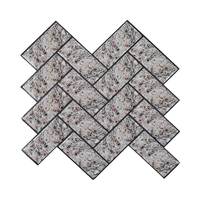 Papiers peints décoratifs 3D Stickers muraux pour carreaux de mur intérieurs à peler et à coller pour dosseret