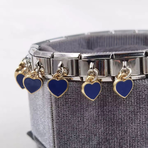 CAIOOCHE gioielli appannare libero smalto ciondoli bracciali italiani da te in acciaio inox ciondoli elegante regalo per la <span class=keywords><strong>festa</strong></span> <span class=keywords><strong>della</strong></span> <span class=keywords><strong>mamma</strong></span> - Product Image 1