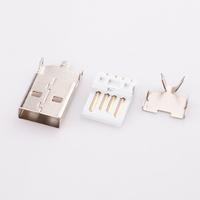 Micro Mini USB 2.0 & 3.1 Connecteur mâle Nickel/Plaqué or Câble de données DIY Adaptateur audio HiFi avec USB Type a