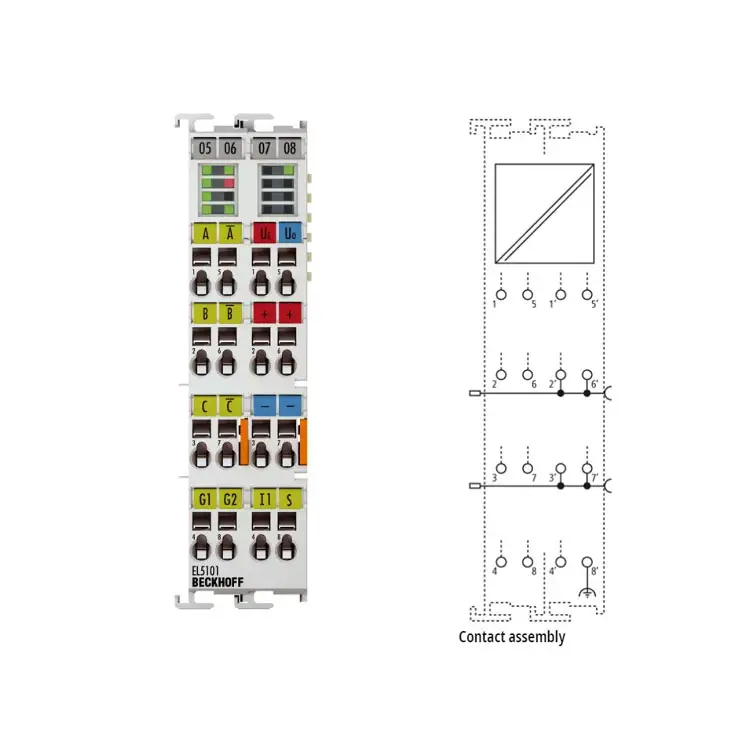 El5101 Beckhoff Ethercat Terminal, 1-kanaals Encoder Interface Blokkeren En Instellen Van De Teller Status