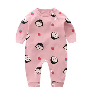 Newborn Baby Romper Boy Outfit Cute Newborn Long Sleeve Warm All Season Full Summer 100% Cotton Knitted Infant Girl Unisex 50pcs