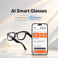 Lunettes Intelligentes à Commande Tactile avec Traduction IA, Multi-Langues, Recharge Sans Fil, Assistant de Vie IA