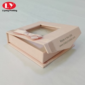 Nhà Máy Bán Buôn Vòng Đeo Tay Đồ Trang Sức Hộp Quà Tặng Từ Nắp Hộp Giấy Với Trong Suốt Rõ Ràng PVC Cửa Sổ - Product Image 2